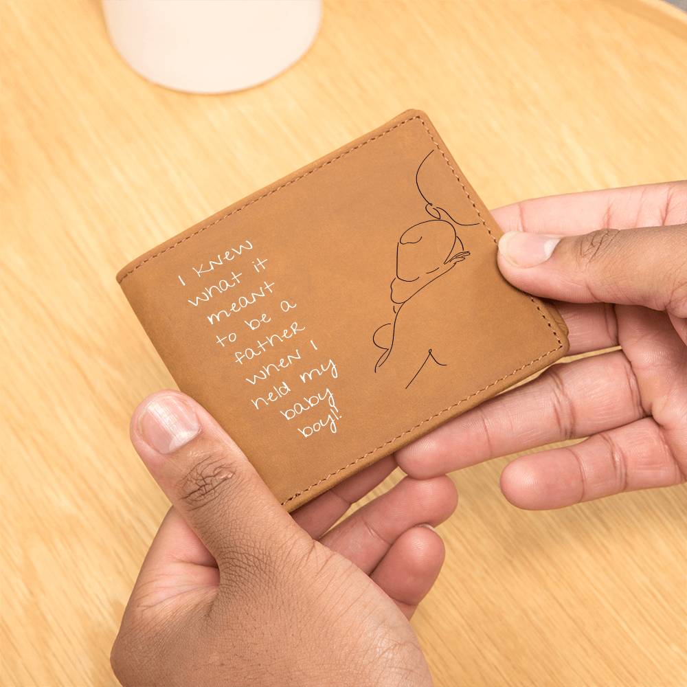 I Knew What It Meant...BABY BOY! (Custom Wallet)