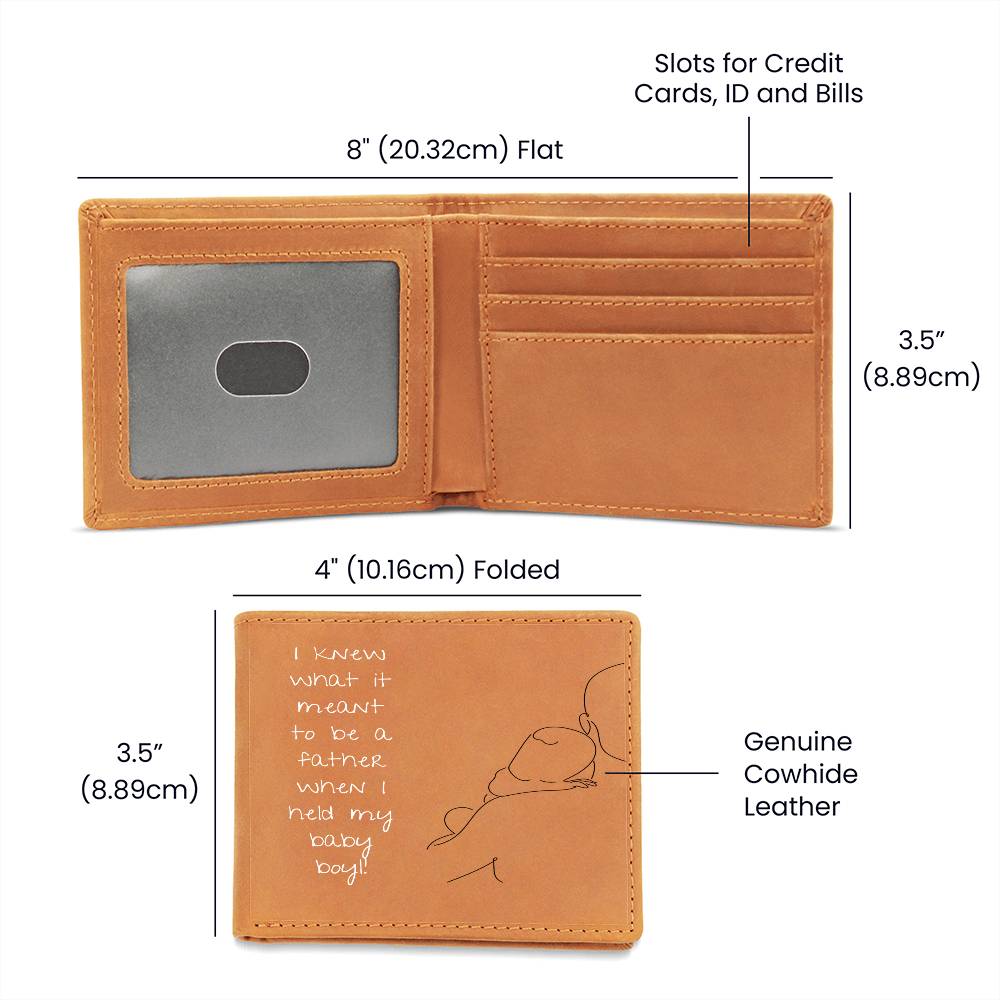 I Knew What It Meant...BABY BOY! (Custom Wallet)