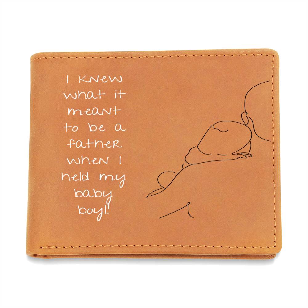 I Knew What It Meant...BABY BOY! (Custom Wallet)