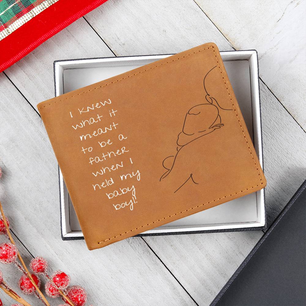 I Knew What It Meant...BABY BOY! (Custom Wallet)