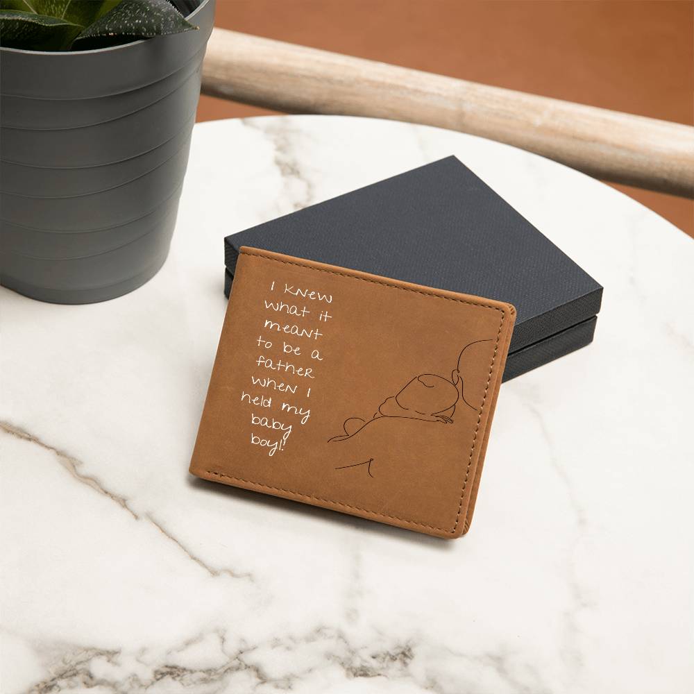 I Knew What It Meant...BABY BOY! (Custom Wallet)