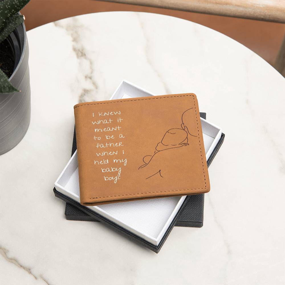I Knew What It Meant...BABY BOY! (Custom Wallet)