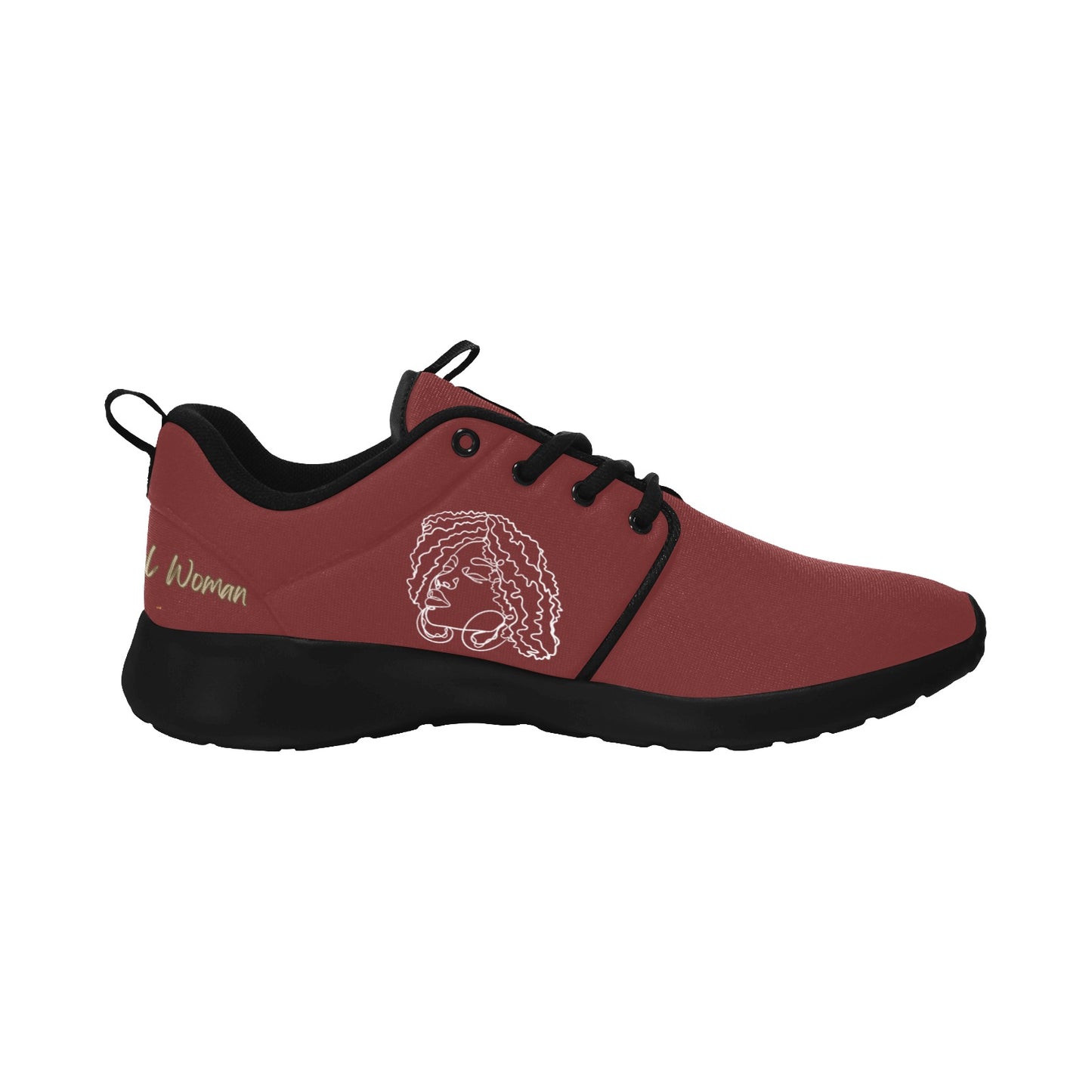 Natural Woman NATURALLY ME (WL) MAROON w/ Black Sole Sneakers