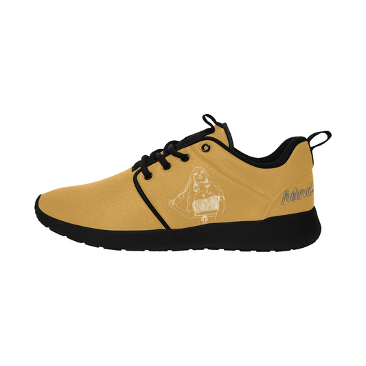 Natural Woman THINKING (WL) MODERATE ORANGE w/ Black Sole Sneakers