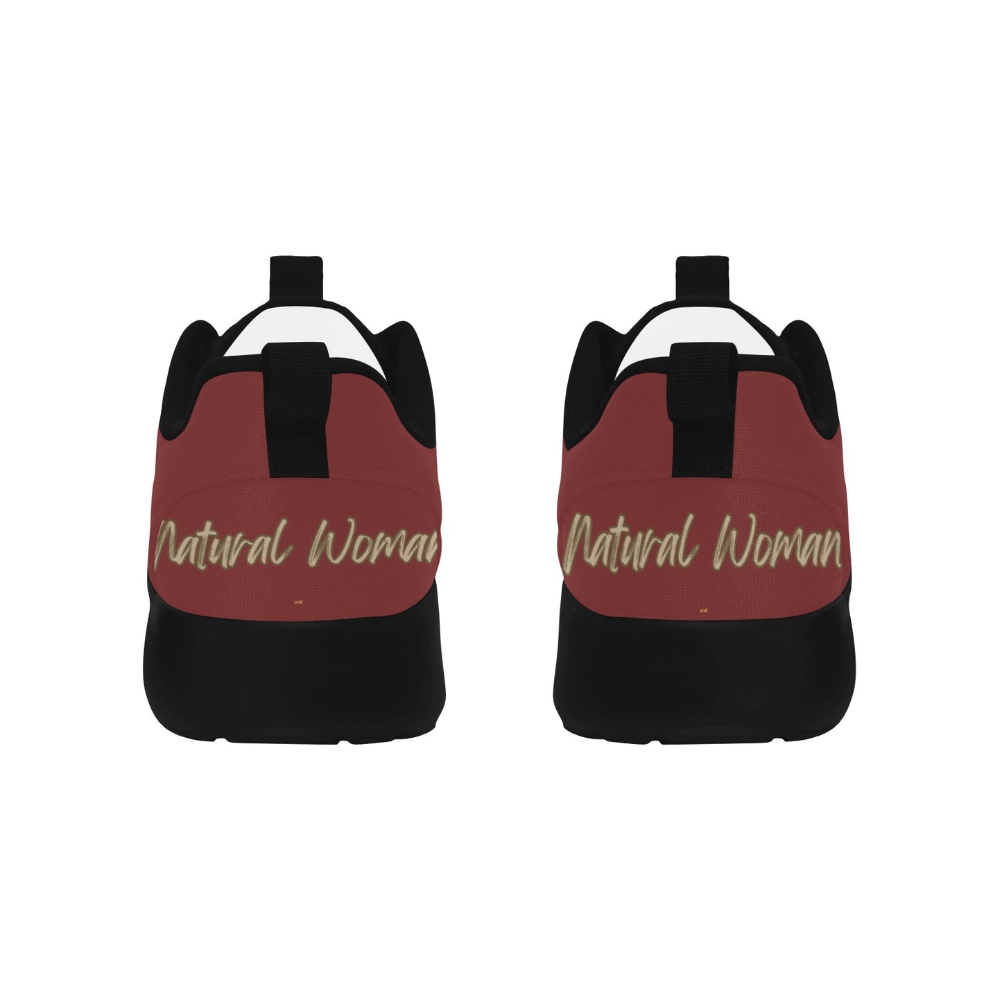 Natural Woman SAFE WITH MOMMA (BL) MAROON w/ Sole Sneakers