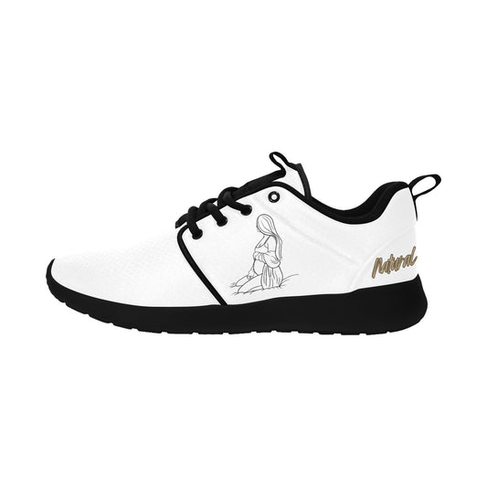 Natural Woman EXPECTING (BL) WHITE w/ Sole Sneakers