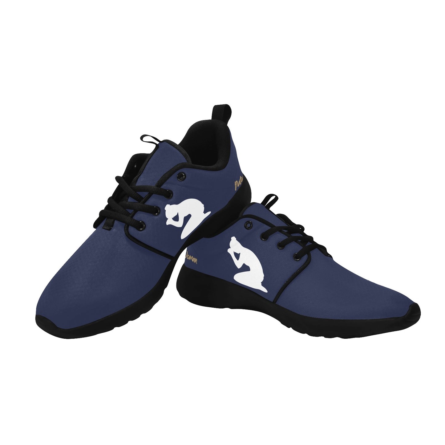 Natural Woman PRAY (WL) ROYAL w/ Black Sole Sneakers