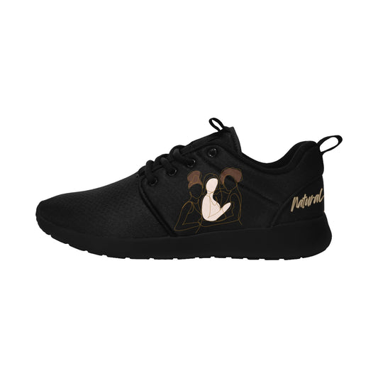 Natural Women FRIENDS (WL) BLACK w/ Black Sole Sneakers