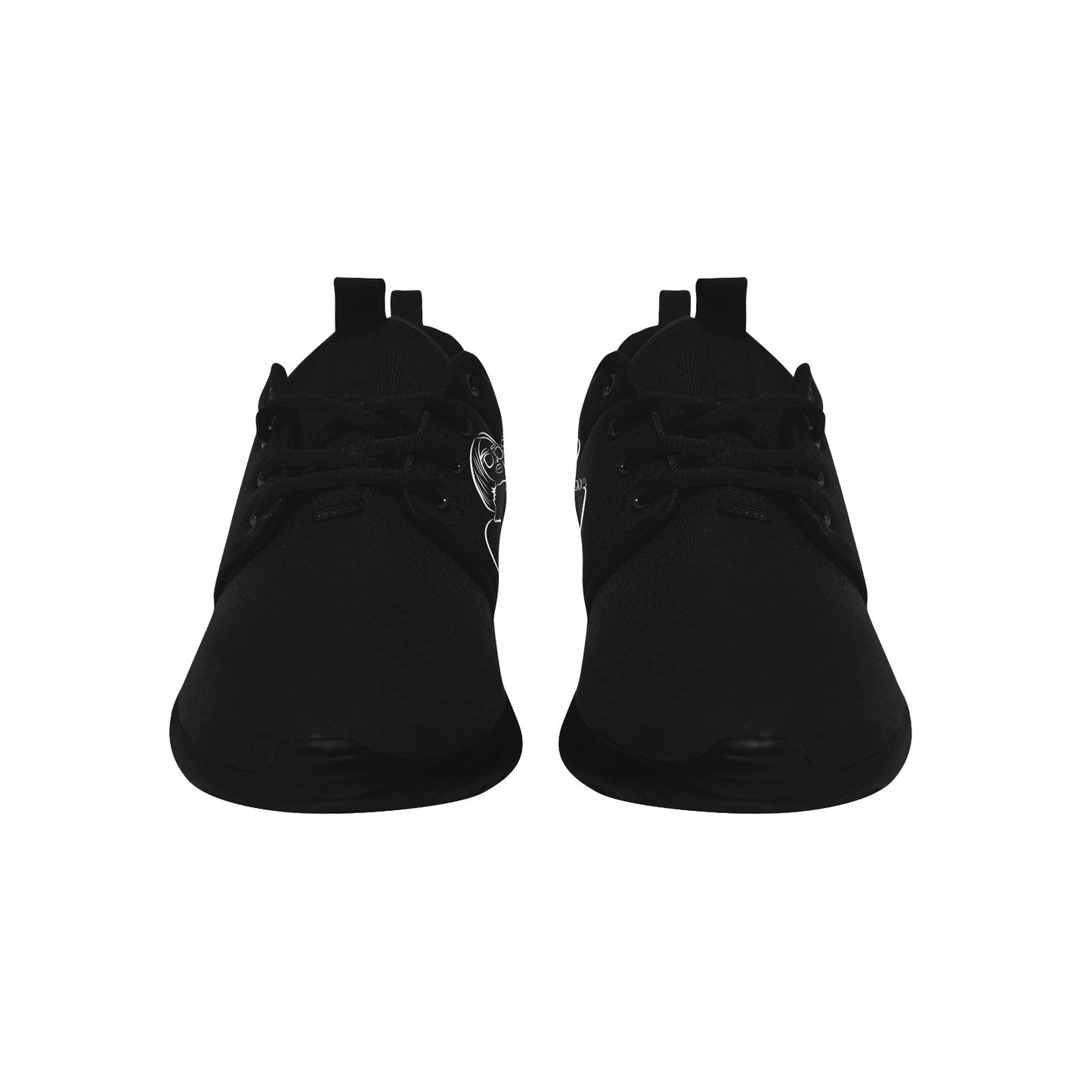 Natural Woman BRIGHT FUTURE (WL) BLACK w/ Black Sole Sneakers