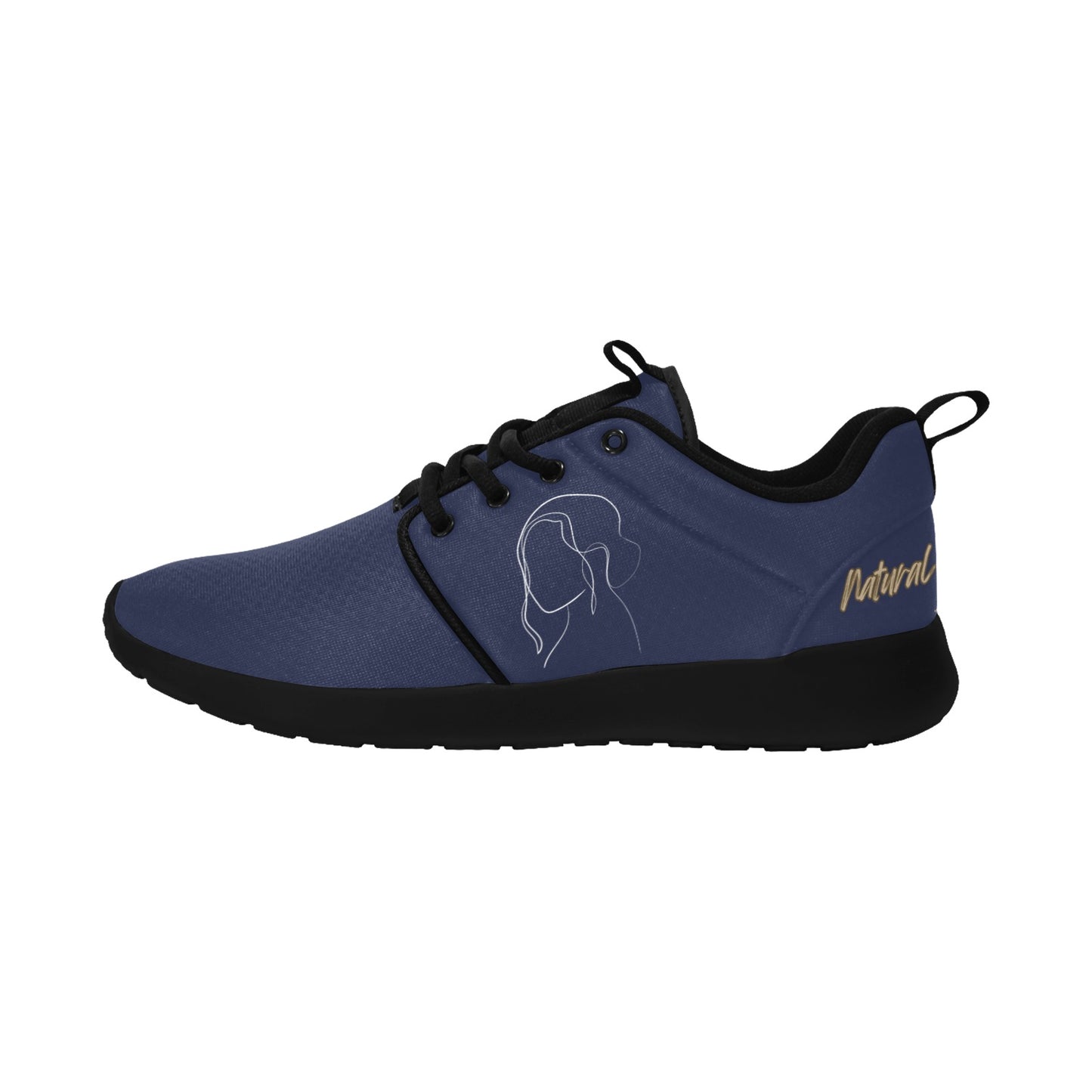 Natural Woman HANGING HAIR (WL) ROYAL w/ Black Sole Sneakers