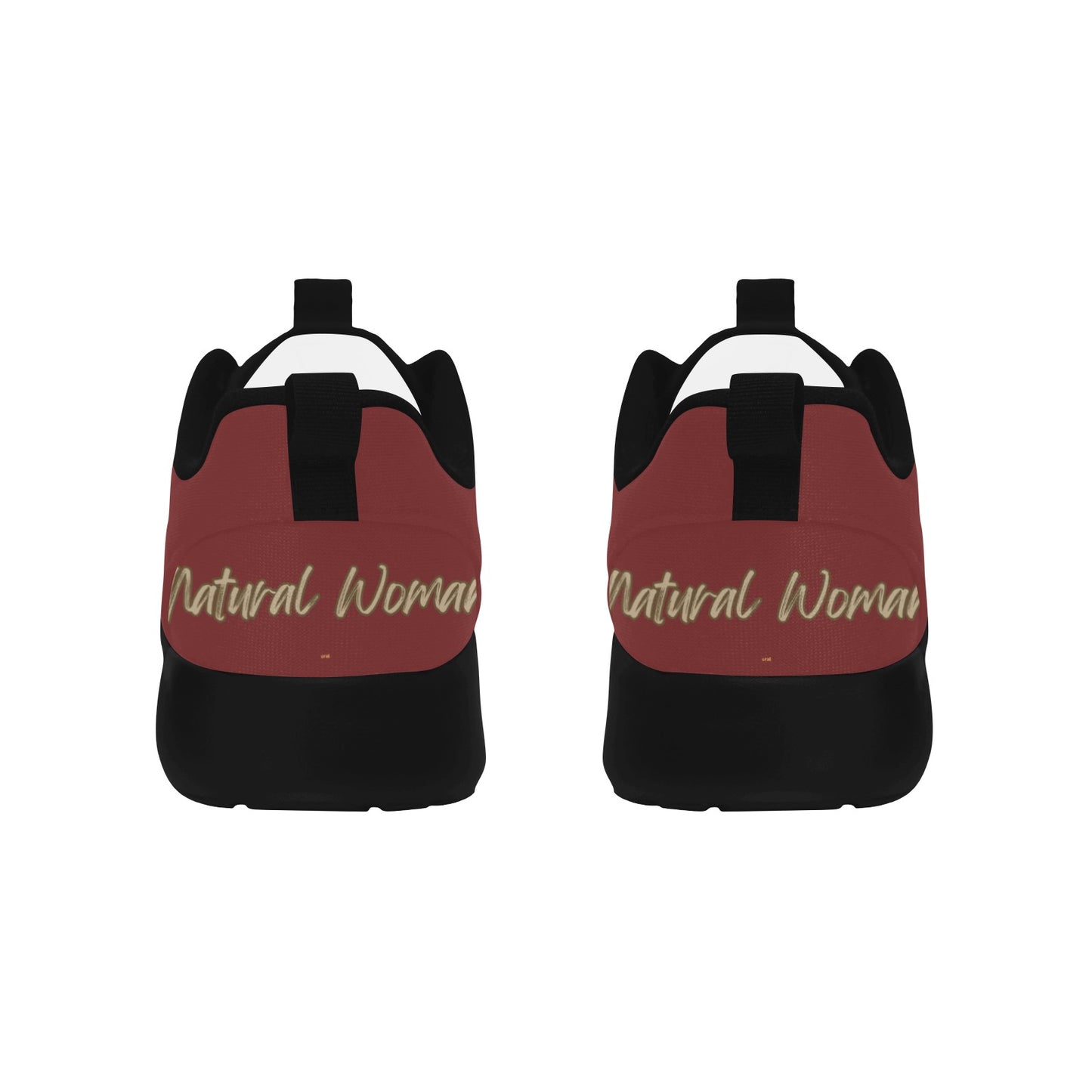 Natural Woman PRAY (WL) MAROON w/ Black Sole Sneakers