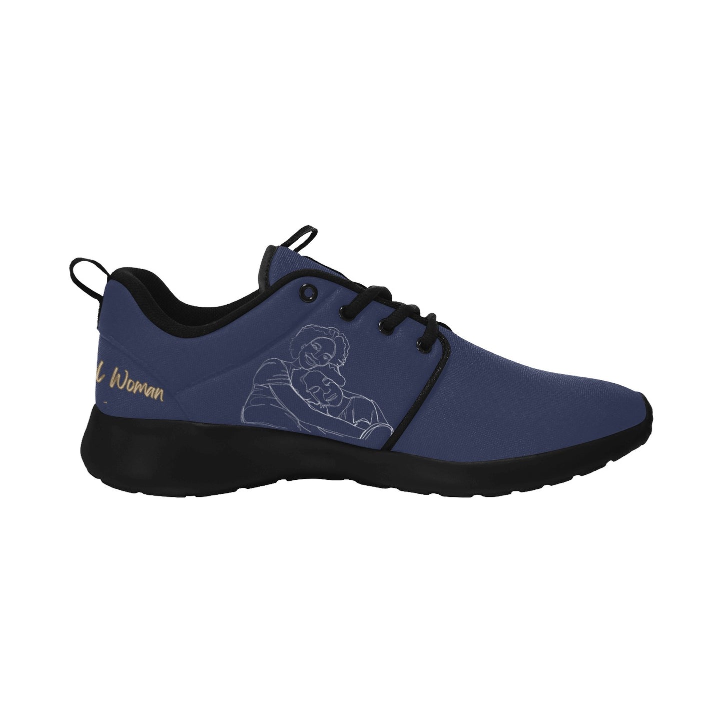 Natural Woman LOVING EMBRACE (WL) ROYAL w/ Black Sole Sneakers