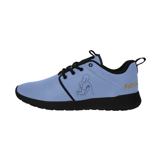 Natural Woman SAFE WITH MOMMA (BL) MEDIUM BLUE w/ Sole Sneakers