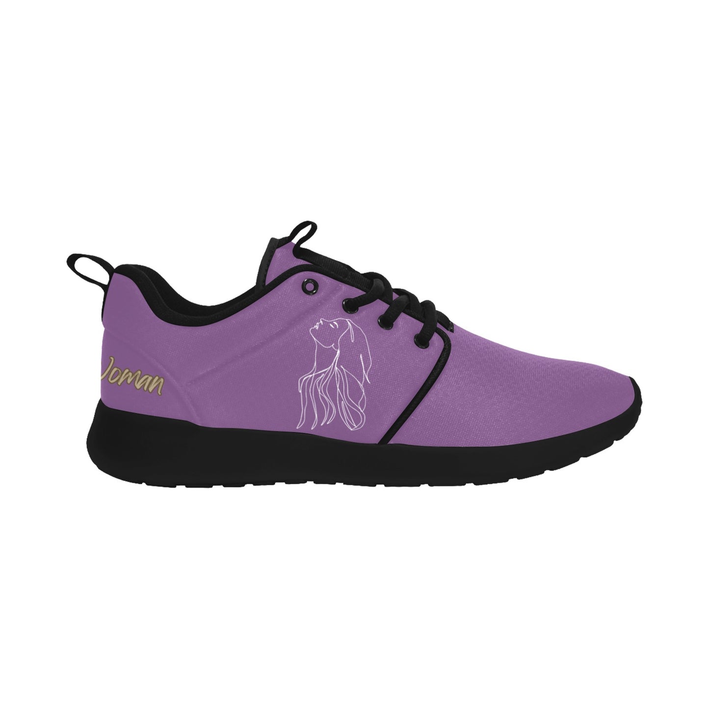 Natural Woman APPRECIATION (WL) PURPLE w/ Black Sole Sneakers