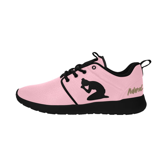 Natural Woman PRAY (BL) PINK w/ Black Sole Sneakers
