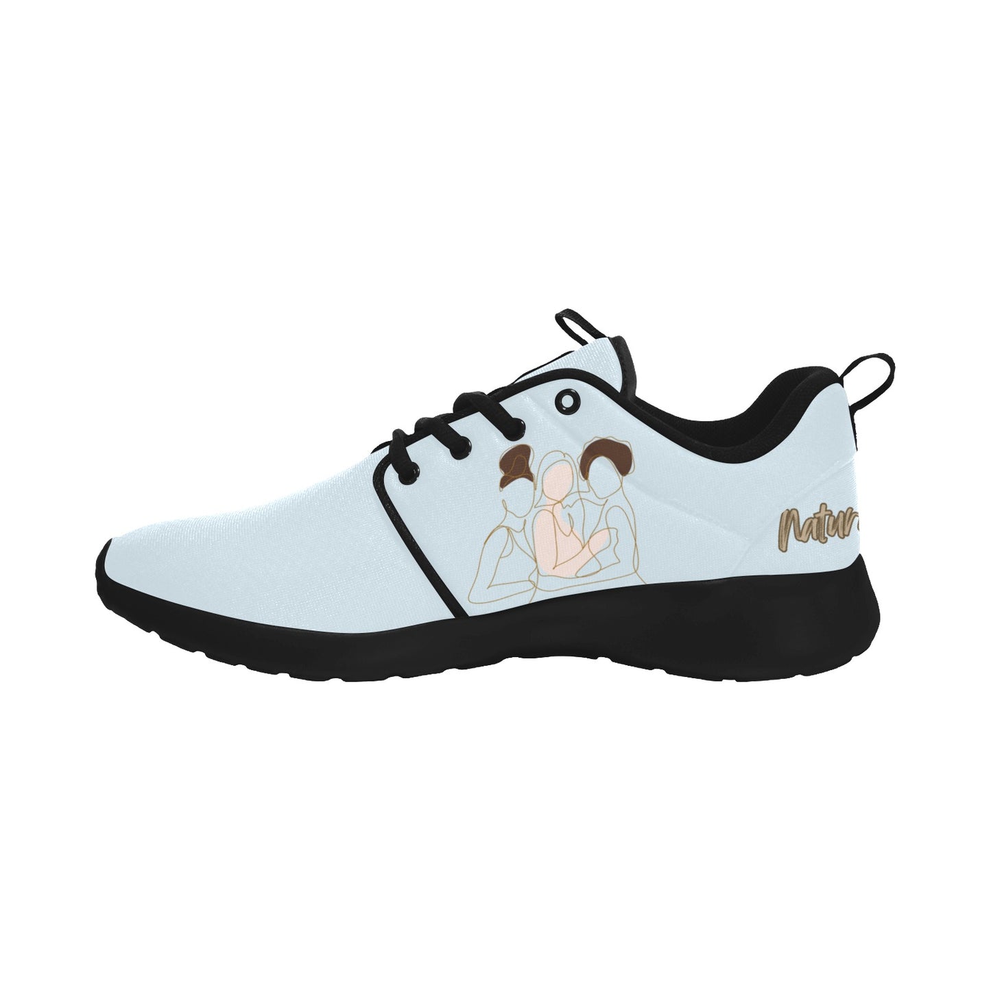 Natural Women FRIENDS (WL) SKY BLUE w/ Black Sole Sneakers