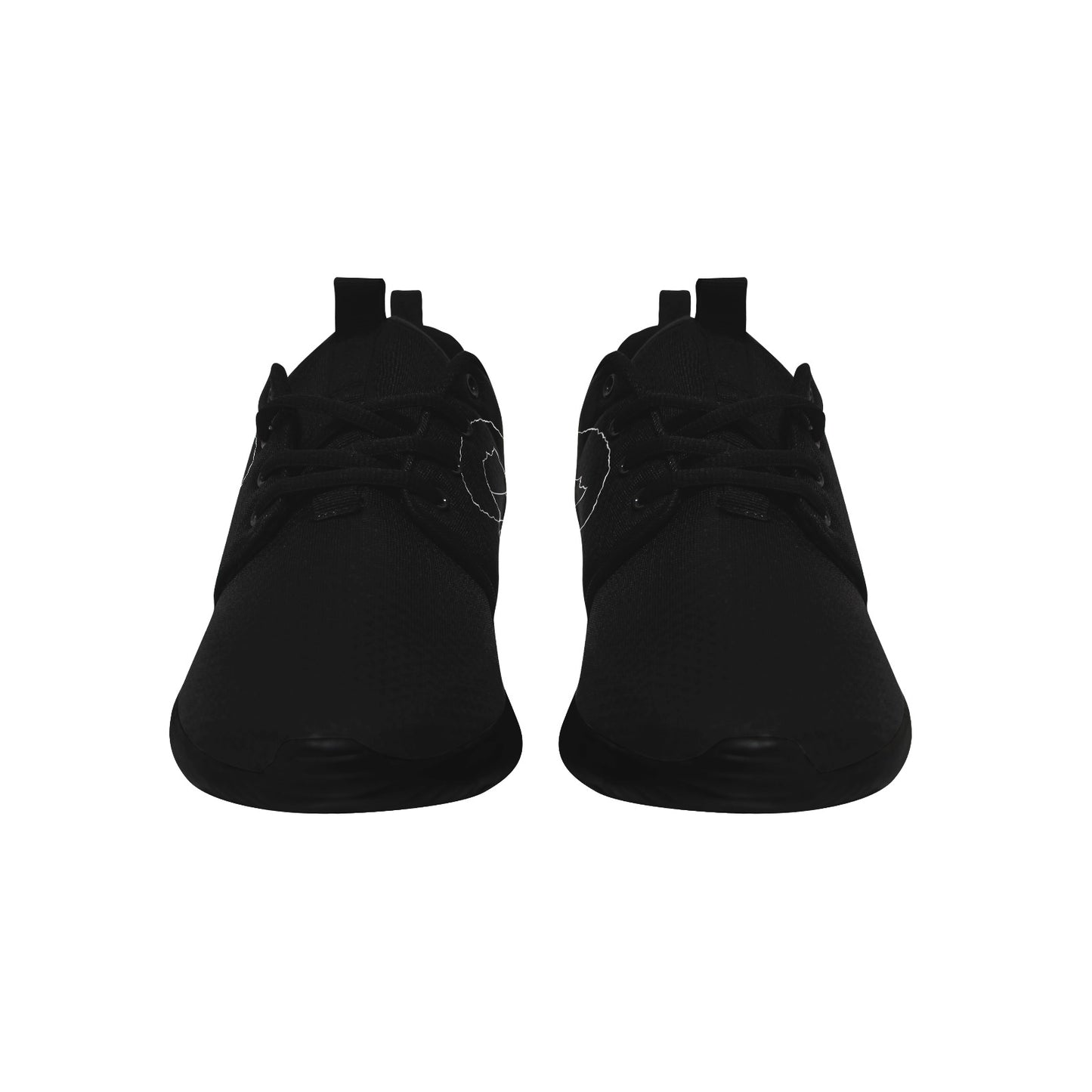 Natural Woman AFRO (WL) BLACK w/ Black Sole Sneakers