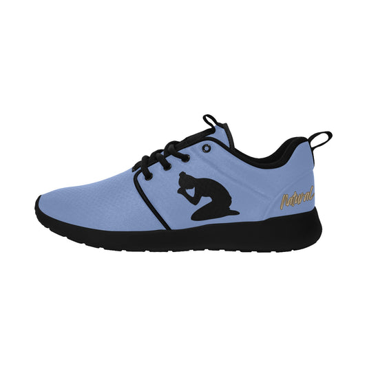 Natural Woman PRAY (BL) MEDIUM BLUE w/ Black Sole Sneakers