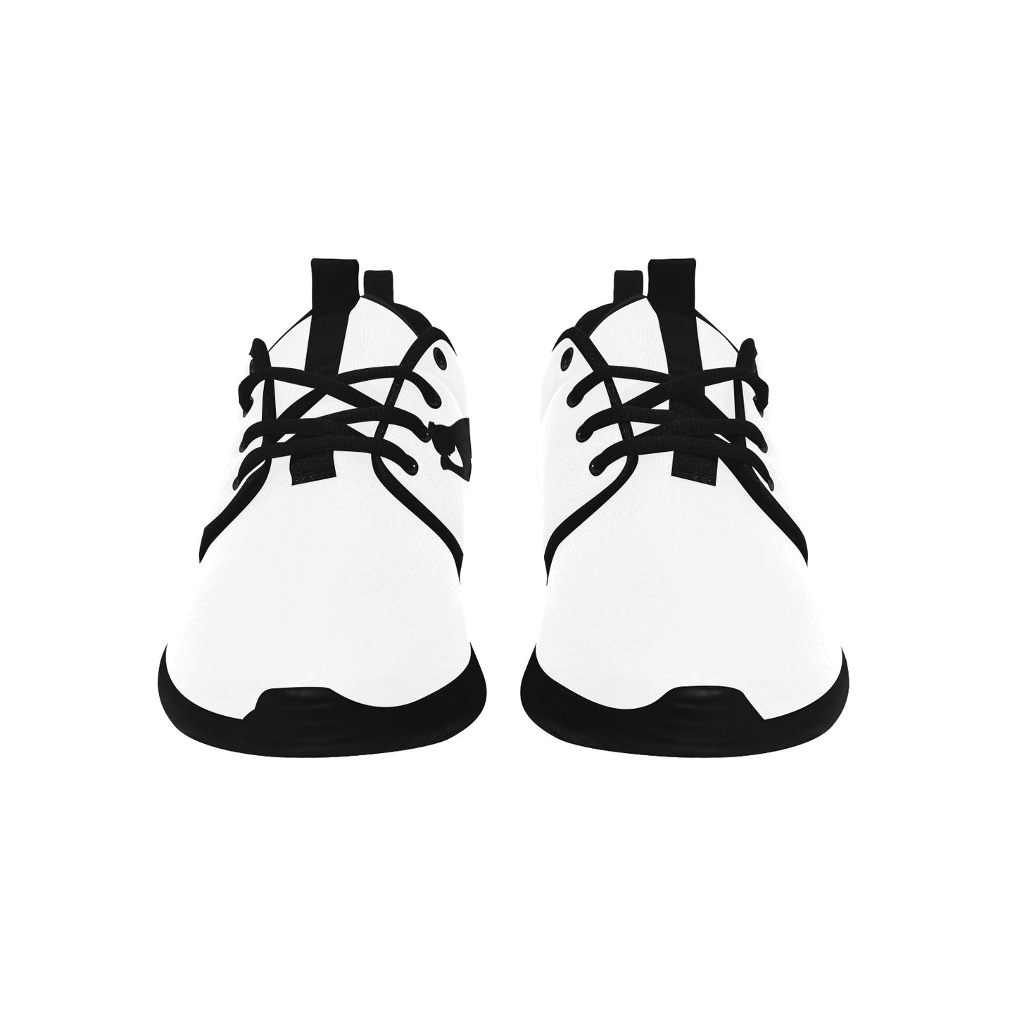 Natural Woman PRAY (BL) WHITE w/ Black Sole Sneakers