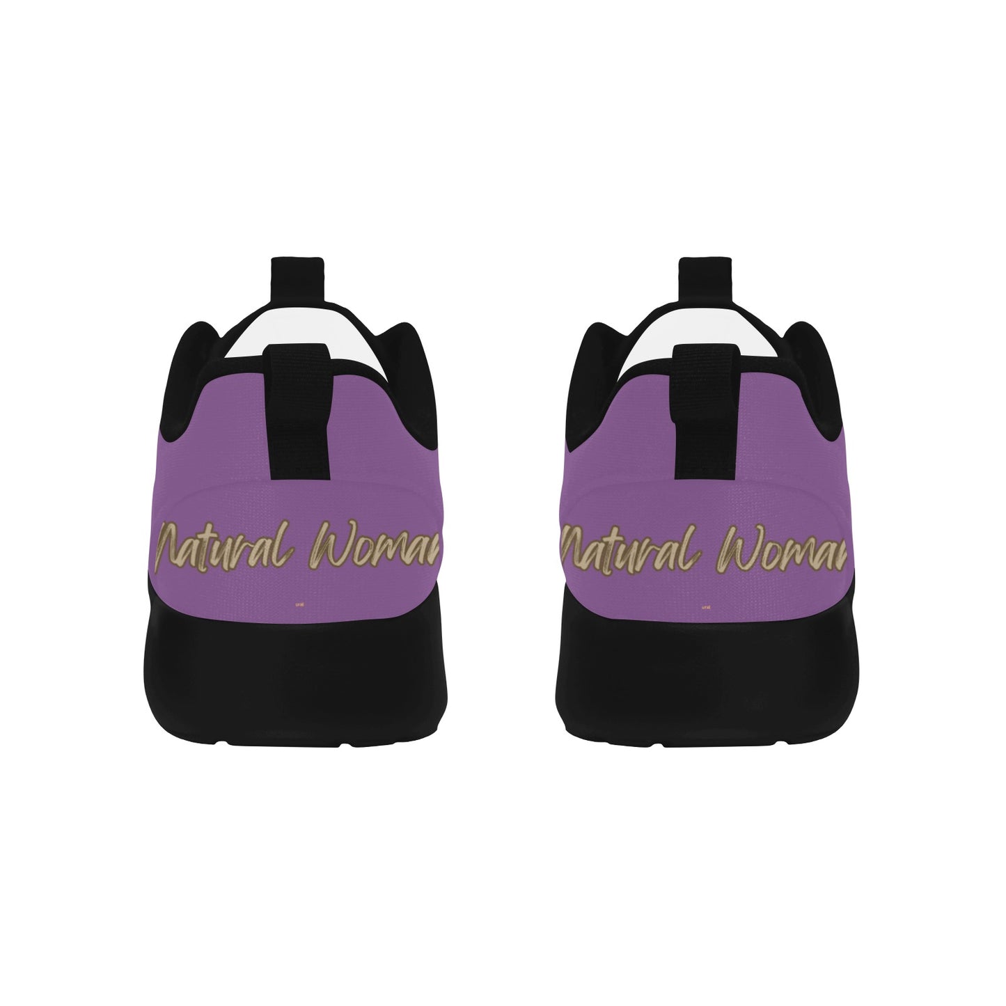 Natural Woman CUTE AFRO (WL) PURPLE w/ Black Sole Sneakers