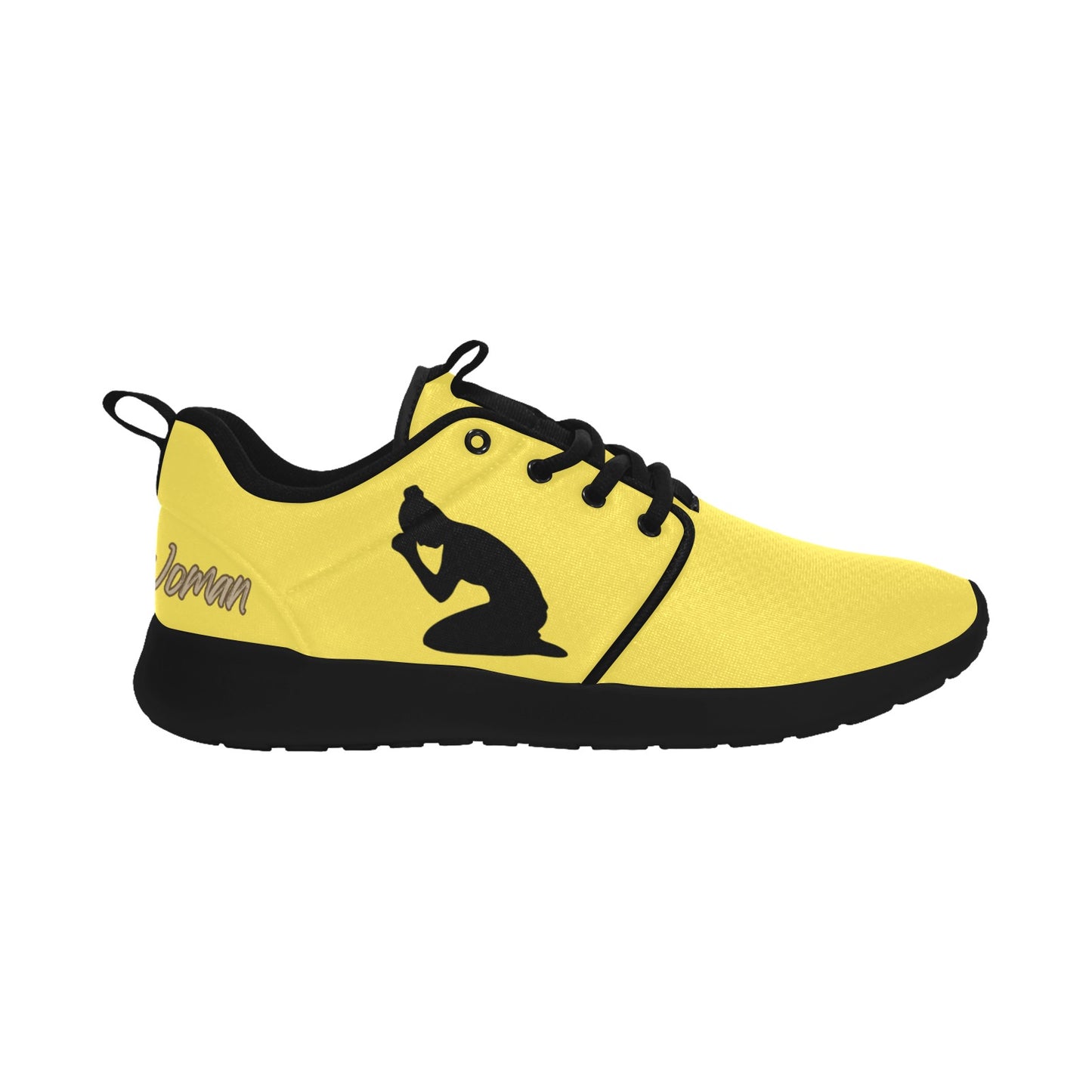 Natural Woman PRAY (BL) YELLOW w/ Black Sole Sneakers