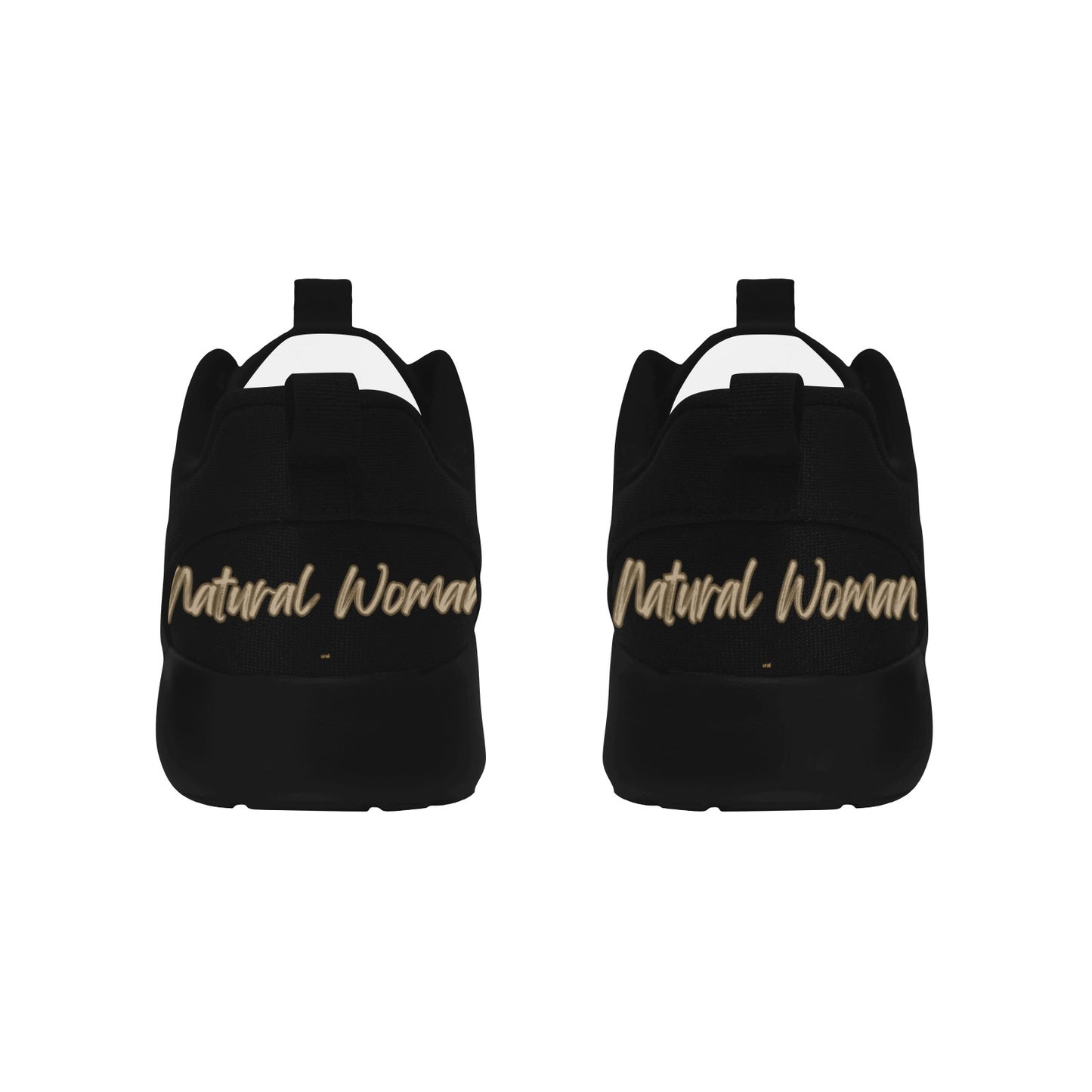 Natural Woman BACK (WL) BLACK w/ Black Sole Sneakers